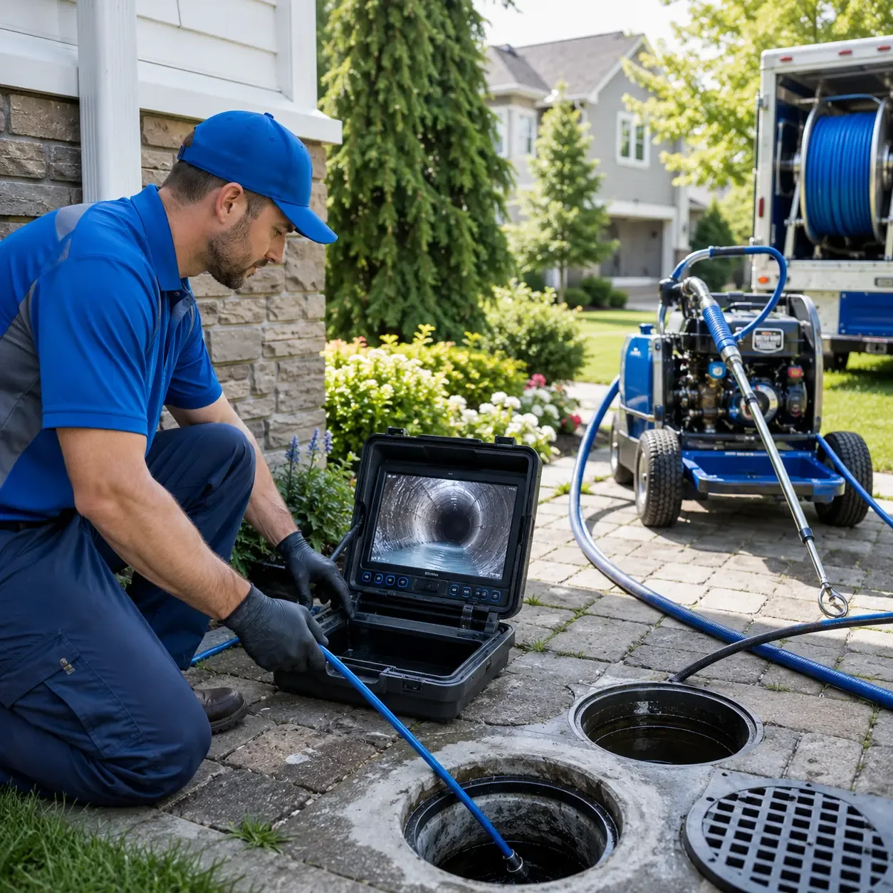 Outdoor drain cleaning professionals serving Oskaloosa, IA